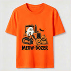 Halloween Meow-Dozer Classic T-Shirt