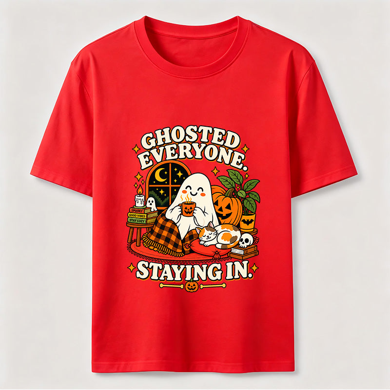 Good Vibes Stay Cozy Staying In Classic T-Shirt