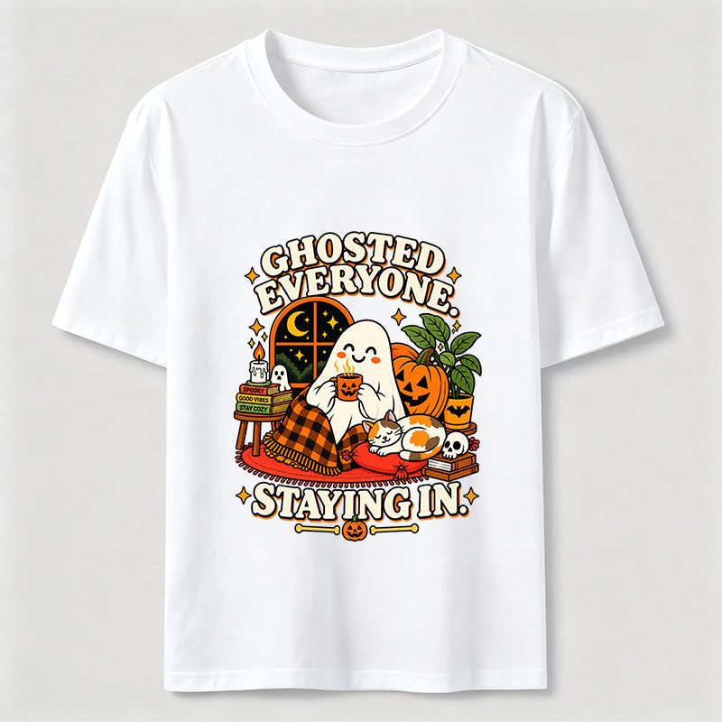 Good Vibes Stay Cozy Staying In Classic T-Shirt