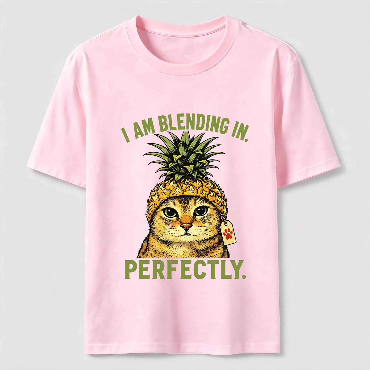 Pineapple-Head Cat Classic T-Shirt