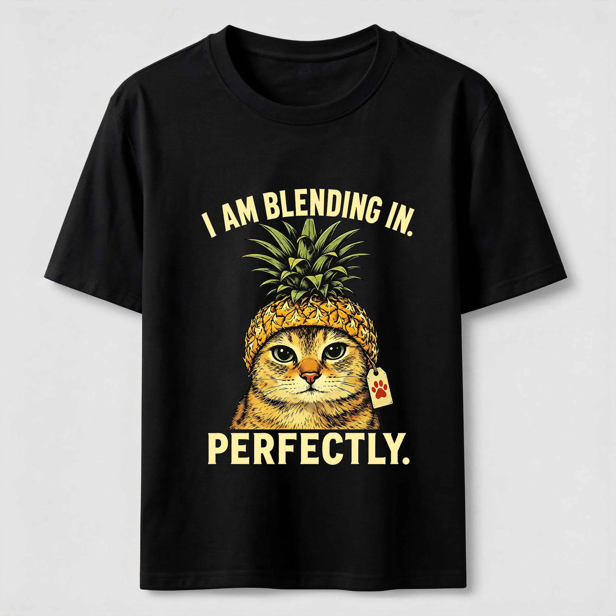 Pineapple-Head Cat Classic T-Shirt