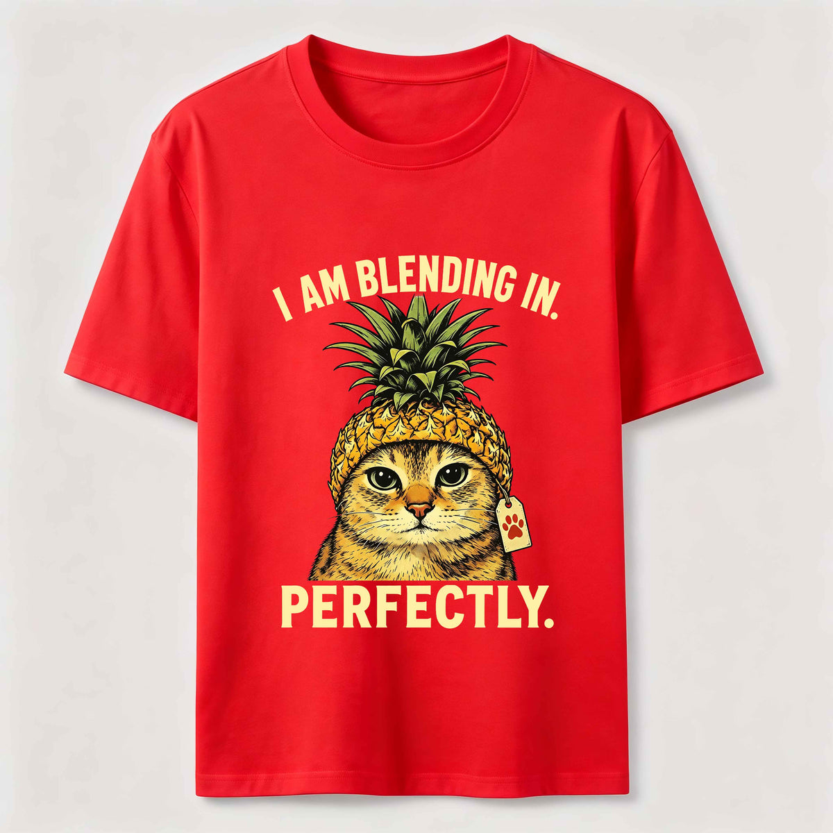 Pineapple-Head Cat Classic T-Shirt