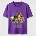 Floral And Cat Classic T-Shirt