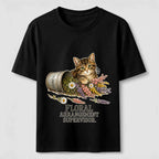 Floral And Cat Classic T-Shirt