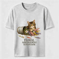 Floral And Cat Classic T-Shirt