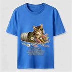 Floral And Cat Classic T-Shirt