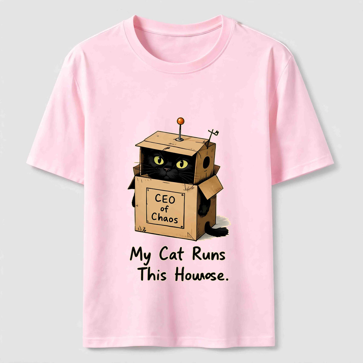 My Cat Runs This House Classic T-Shirt