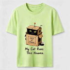 My Cat Runs This House Classic T-Shirt