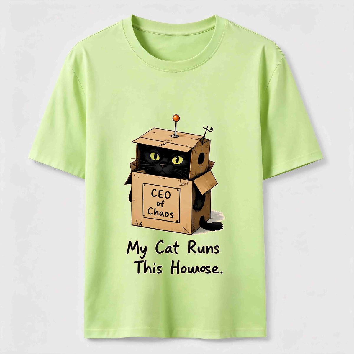 My Cat Runs This House Classic T-Shirt