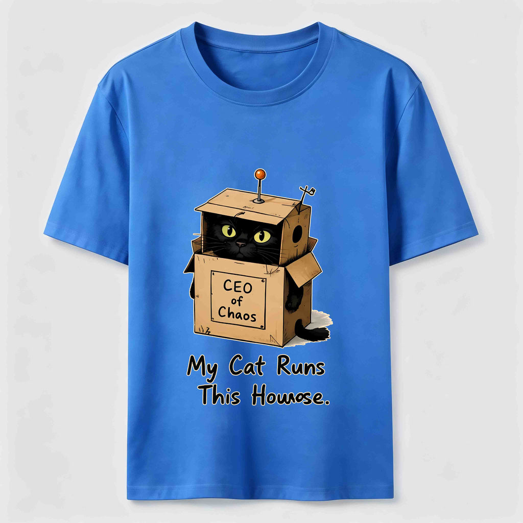 My Cat Runs This House Classic T-Shirt