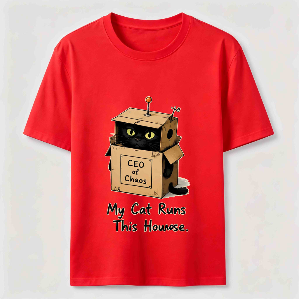 My Cat Runs This House Classic T-Shirt