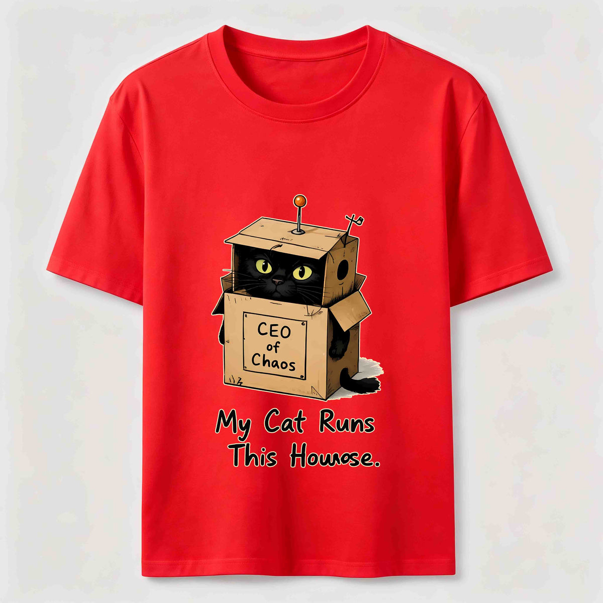 My Cat Runs This House Classic T-Shirt