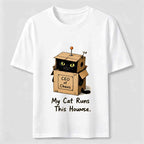 My Cat Runs This House Classic T-Shirt