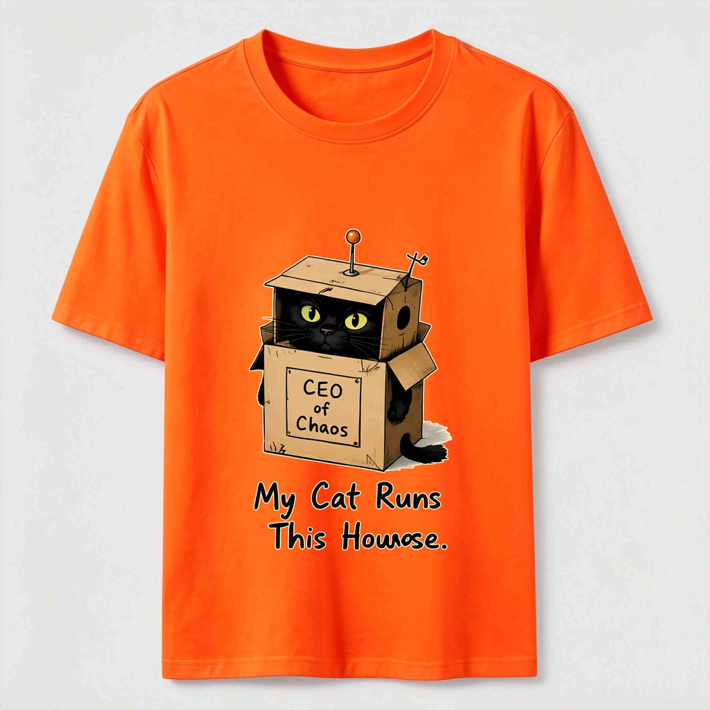 My Cat Runs This House Classic T-Shirt