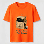 My Cat Runs This House Classic T-Shirt