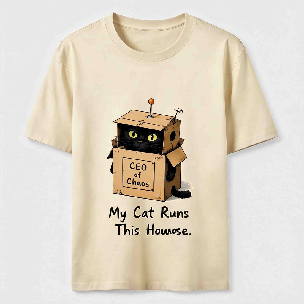 My Cat Runs This House Classic T-Shirt