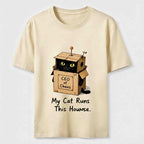 My Cat Runs This House Classic T-Shirt