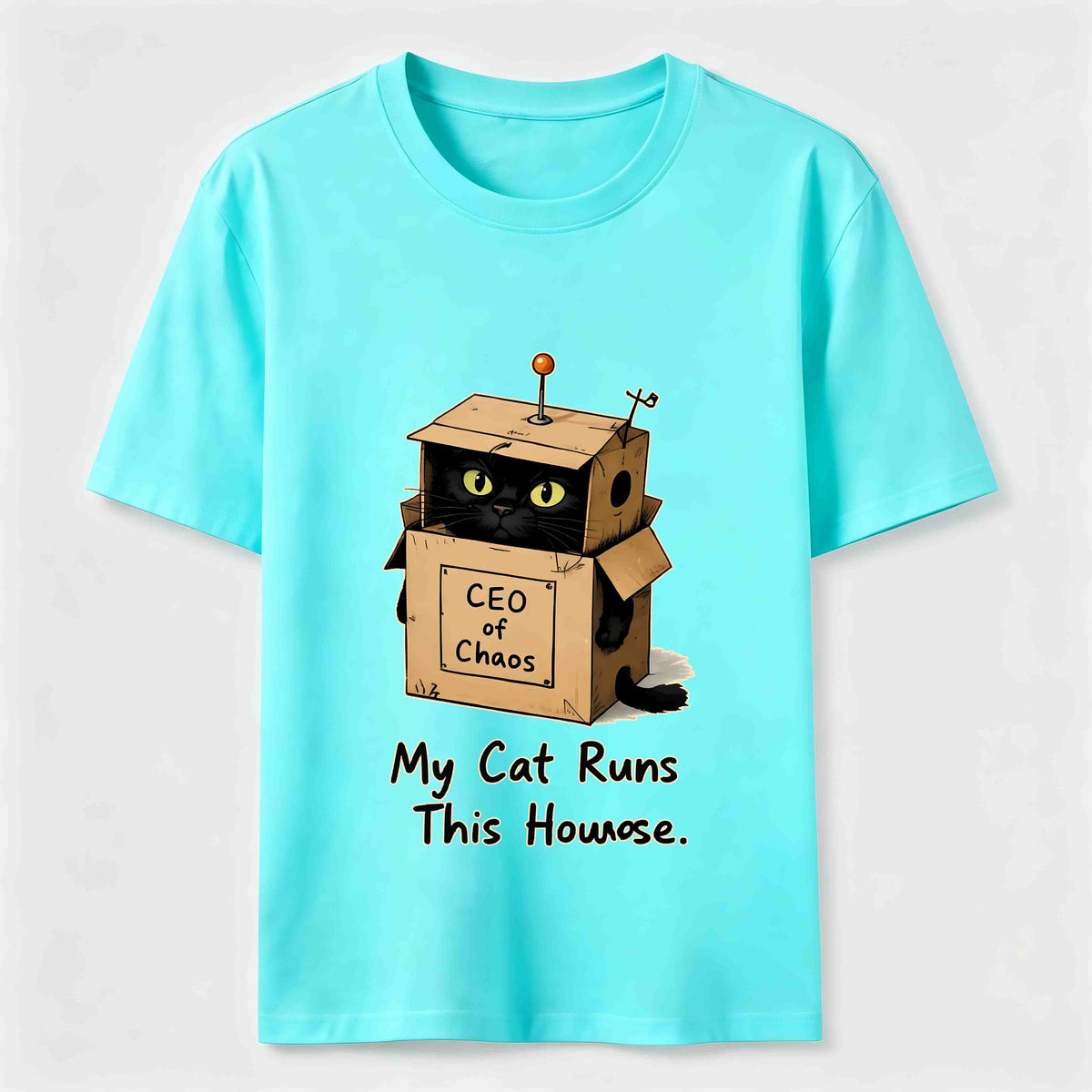 My Cat Runs This House Classic T-Shirt