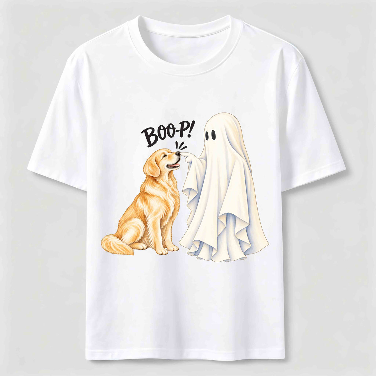 Cute Golden Retriever for Halloween Classic T-Shirt