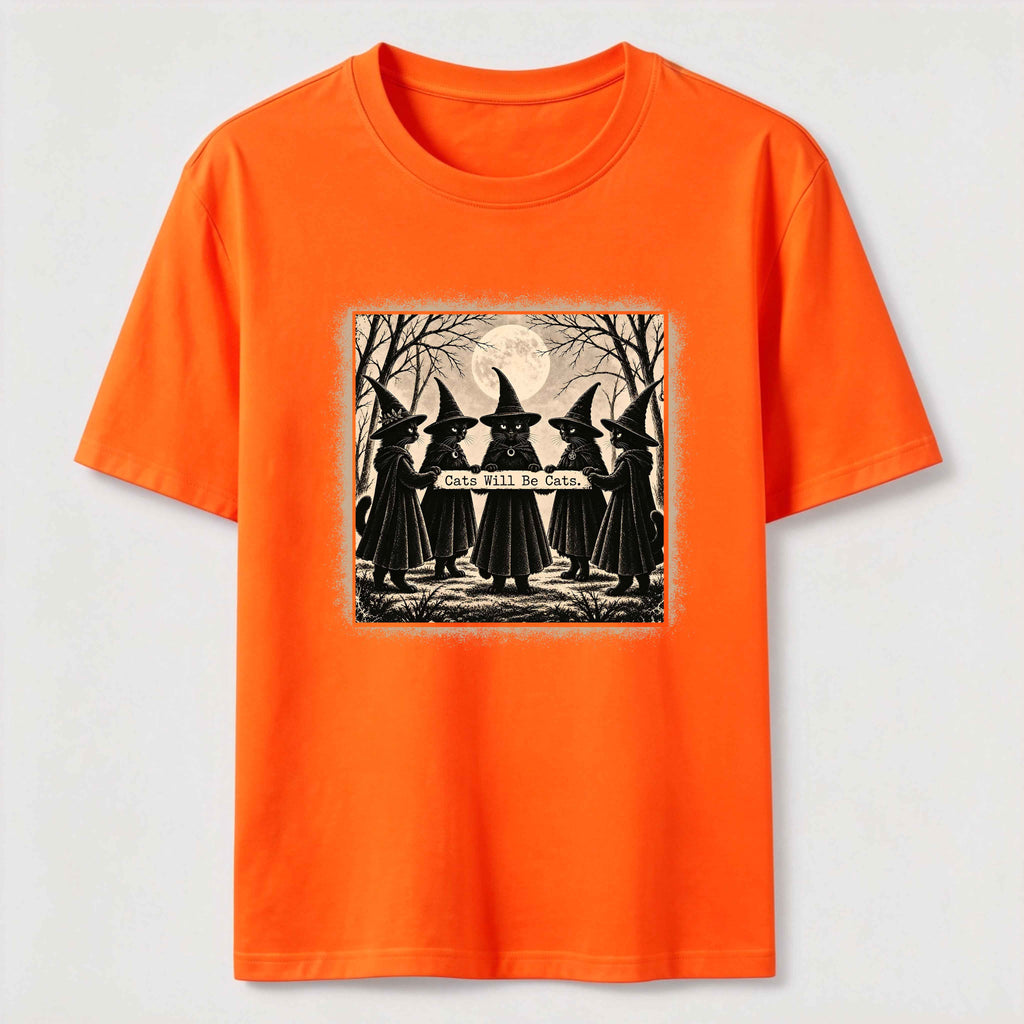 Black Cat Witch Gathering Classic T-Shirt