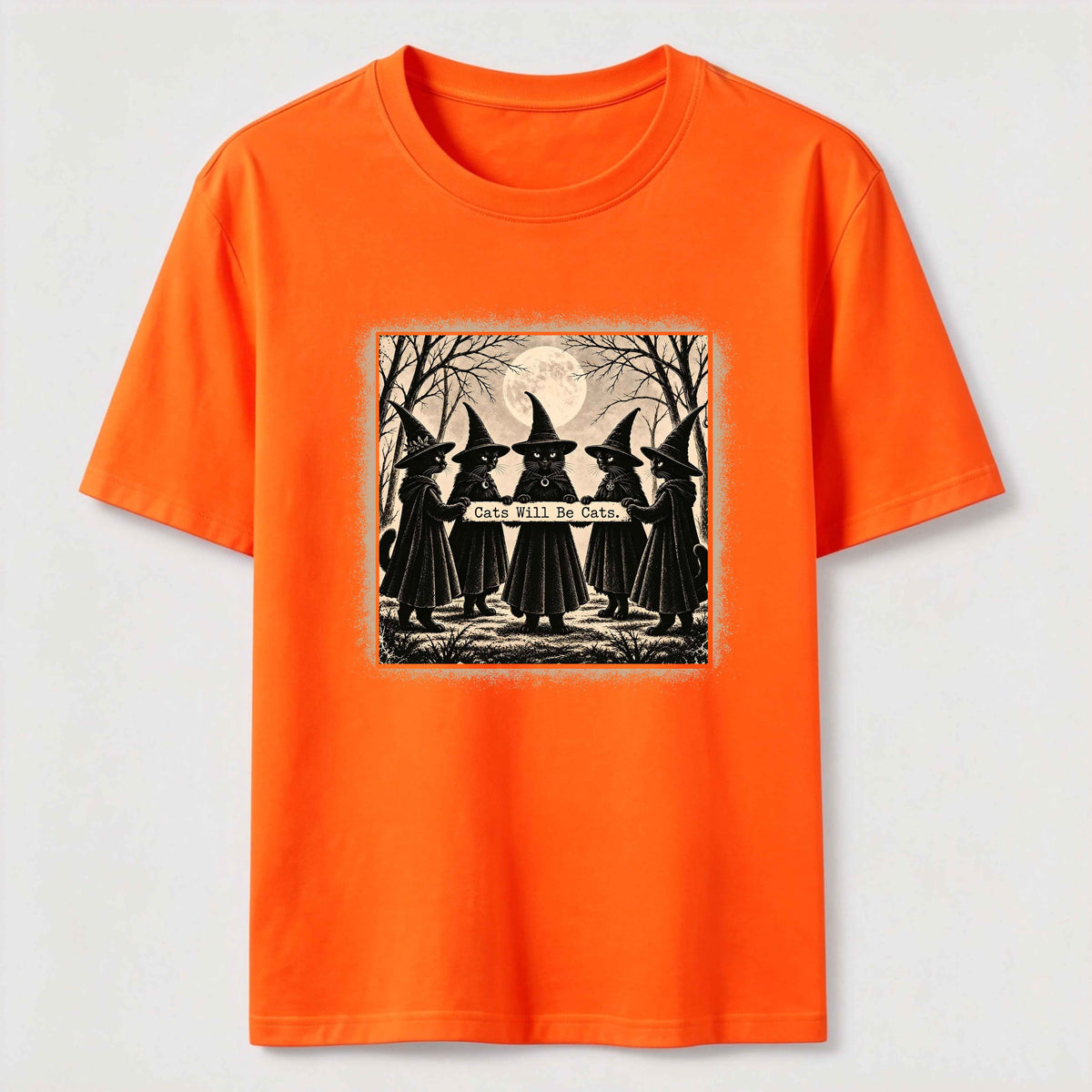 Black Cat Witch Gathering Classic T-Shirt