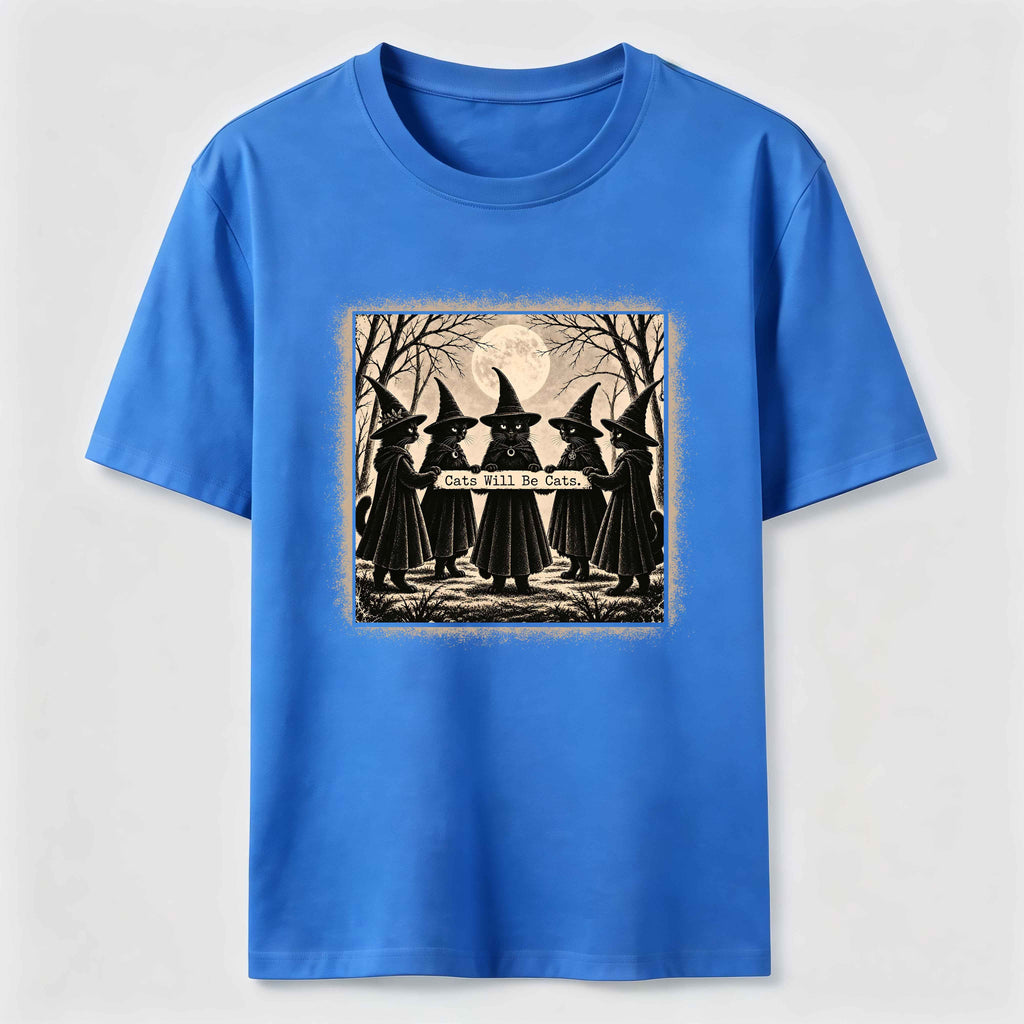 Black Cat Witch Gathering Classic T-Shirt