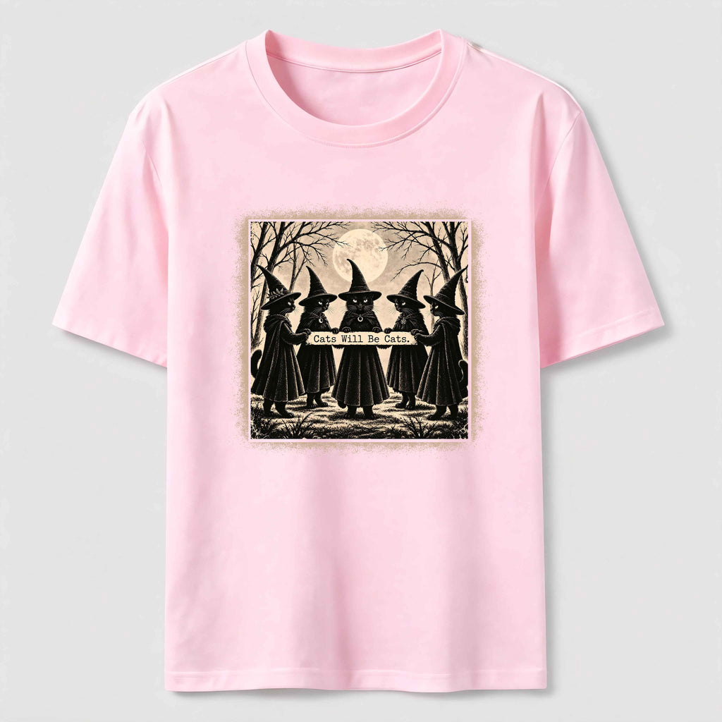 Black Cat Witch Gathering Classic T-Shirt