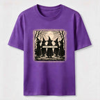 Black Cat Witch Gathering Classic T-Shirt
