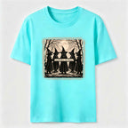 Black Cat Witch Gathering Classic T-Shirt