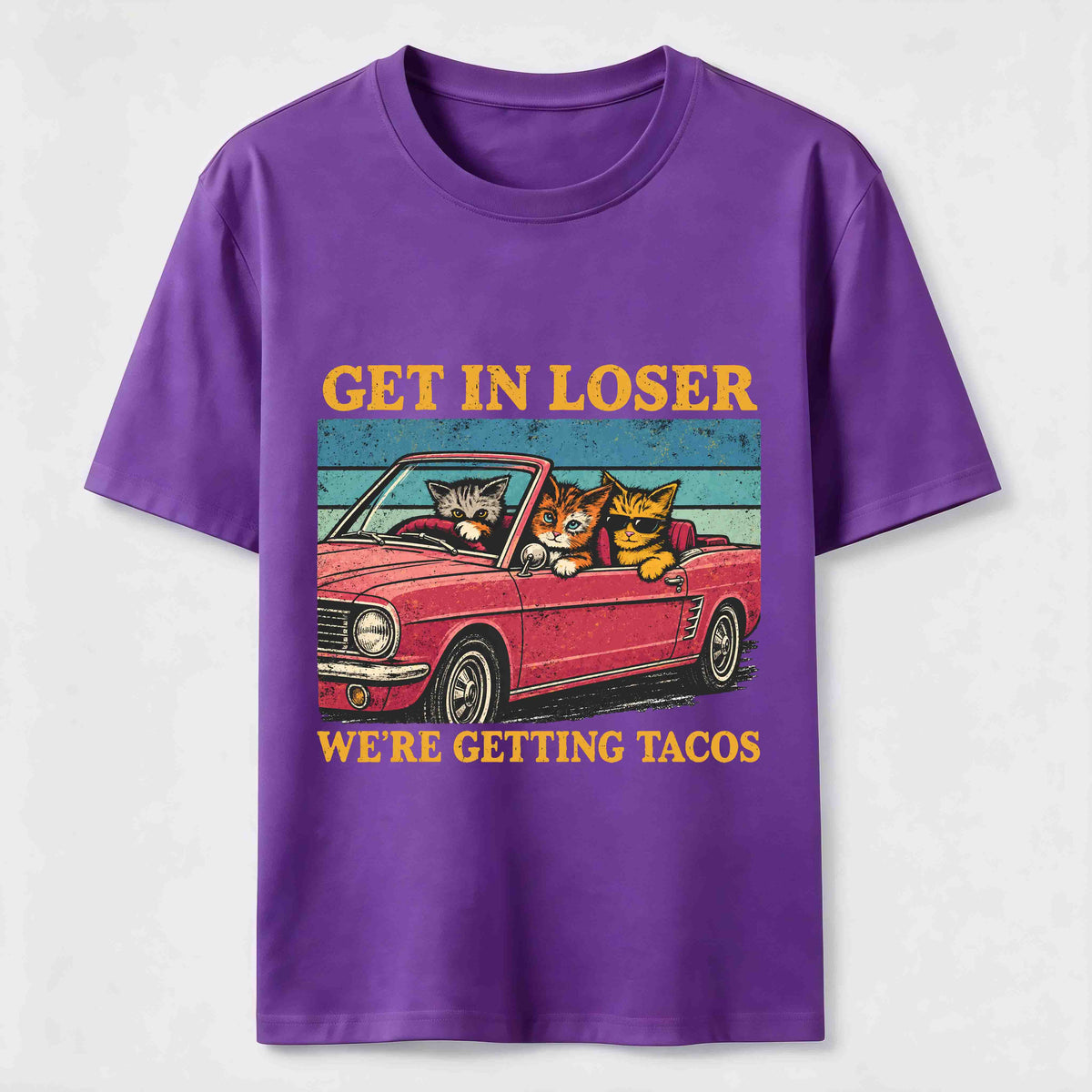 A group of cats out for a drive Classic T-Shirt