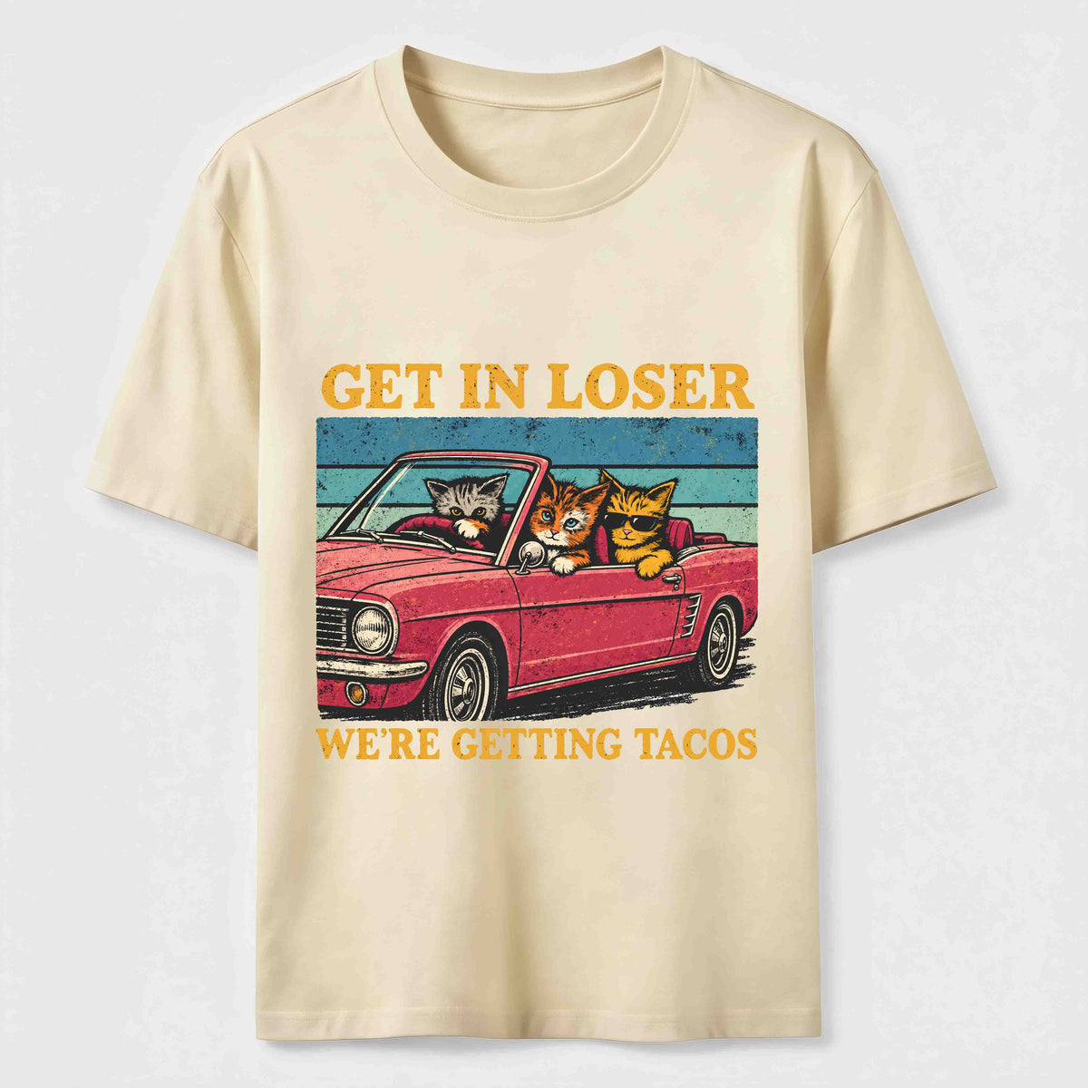 A group of cats out for a drive Classic T-Shirt