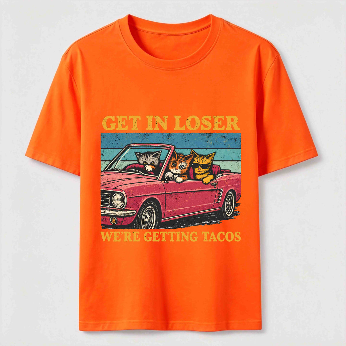 A group of cats out for a drive Classic T-Shirt