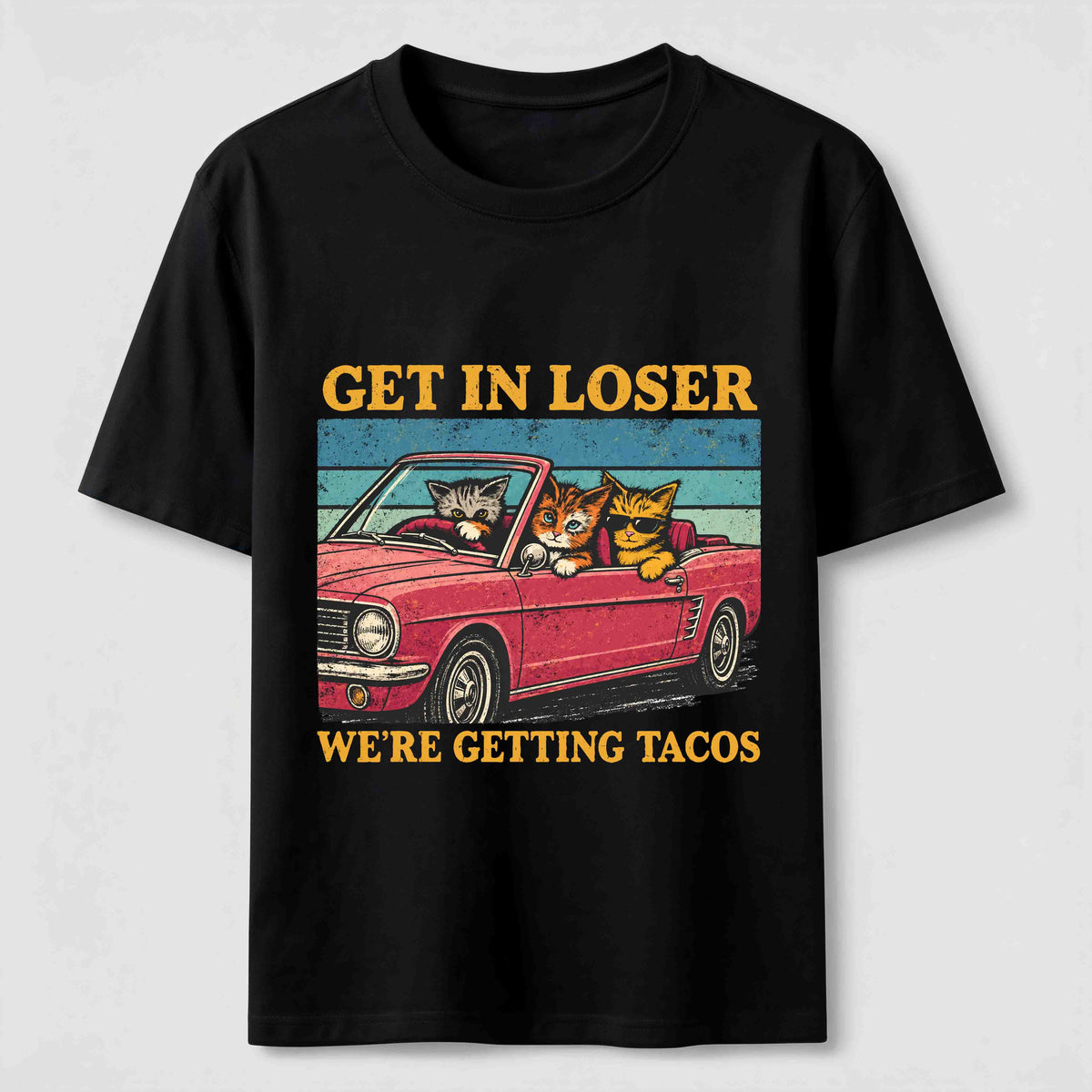 A group of cats out for a drive Classic T-Shirt