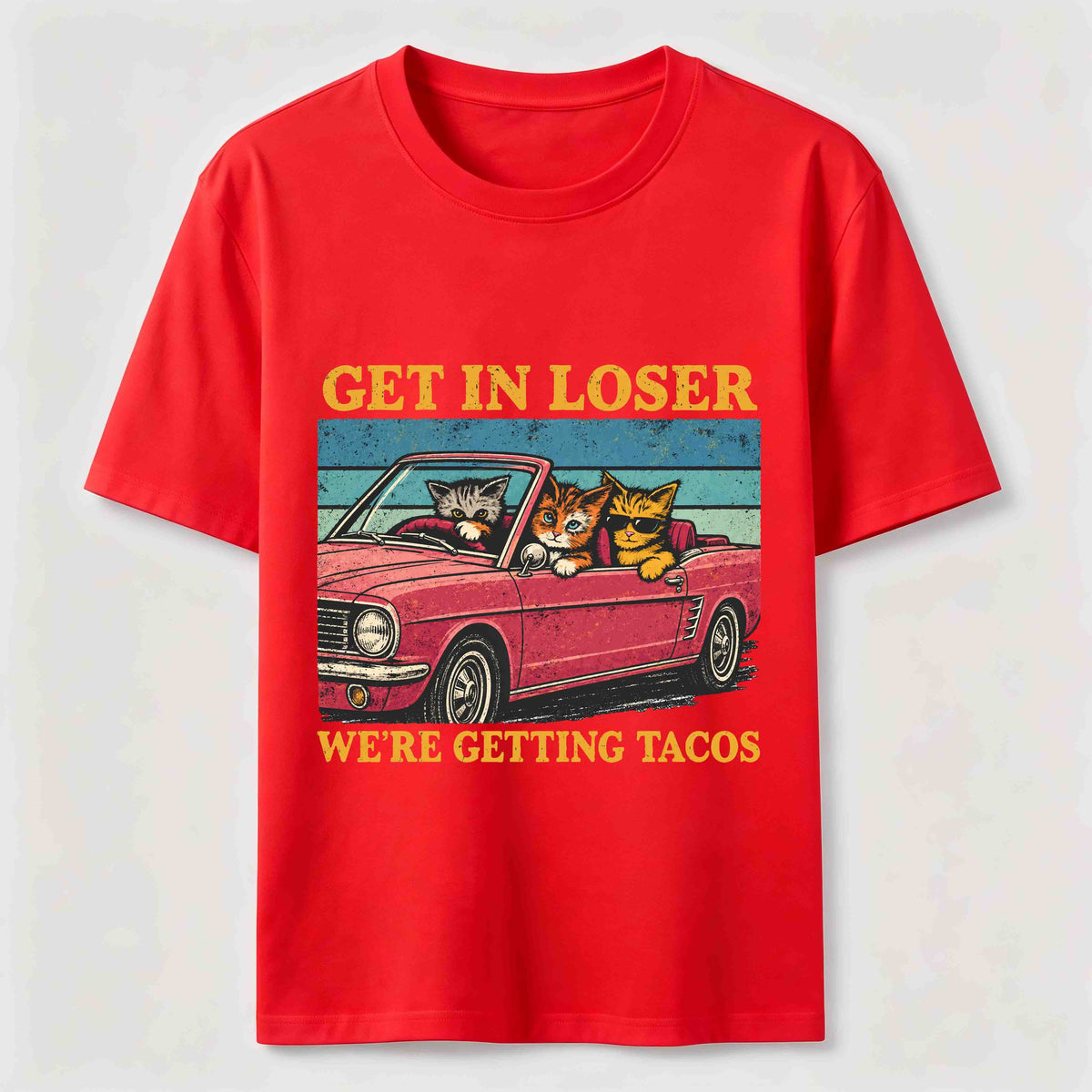 A group of cats out for a drive Classic T-Shirt