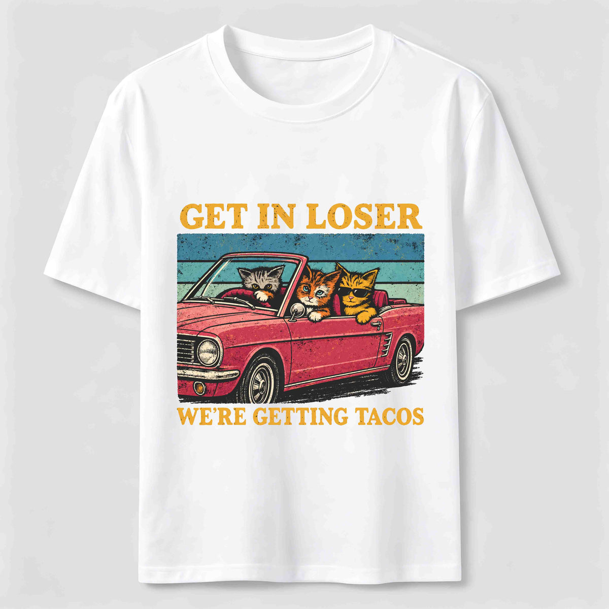A group of cats out for a drive Classic T-Shirt