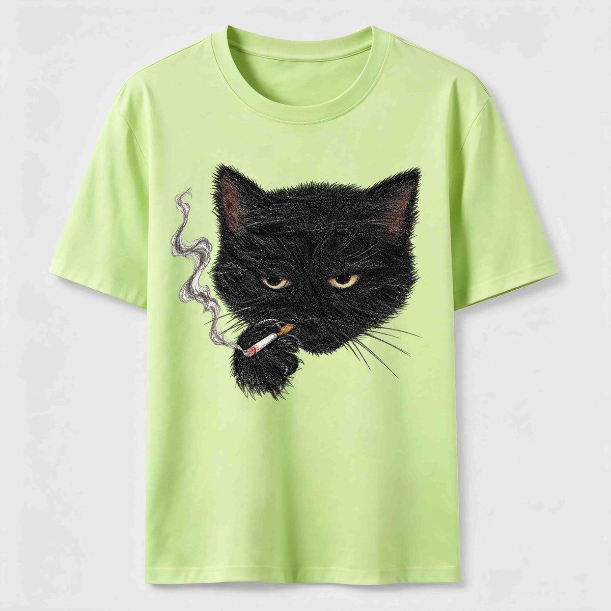 Smoking Cat Classic T-Shirt