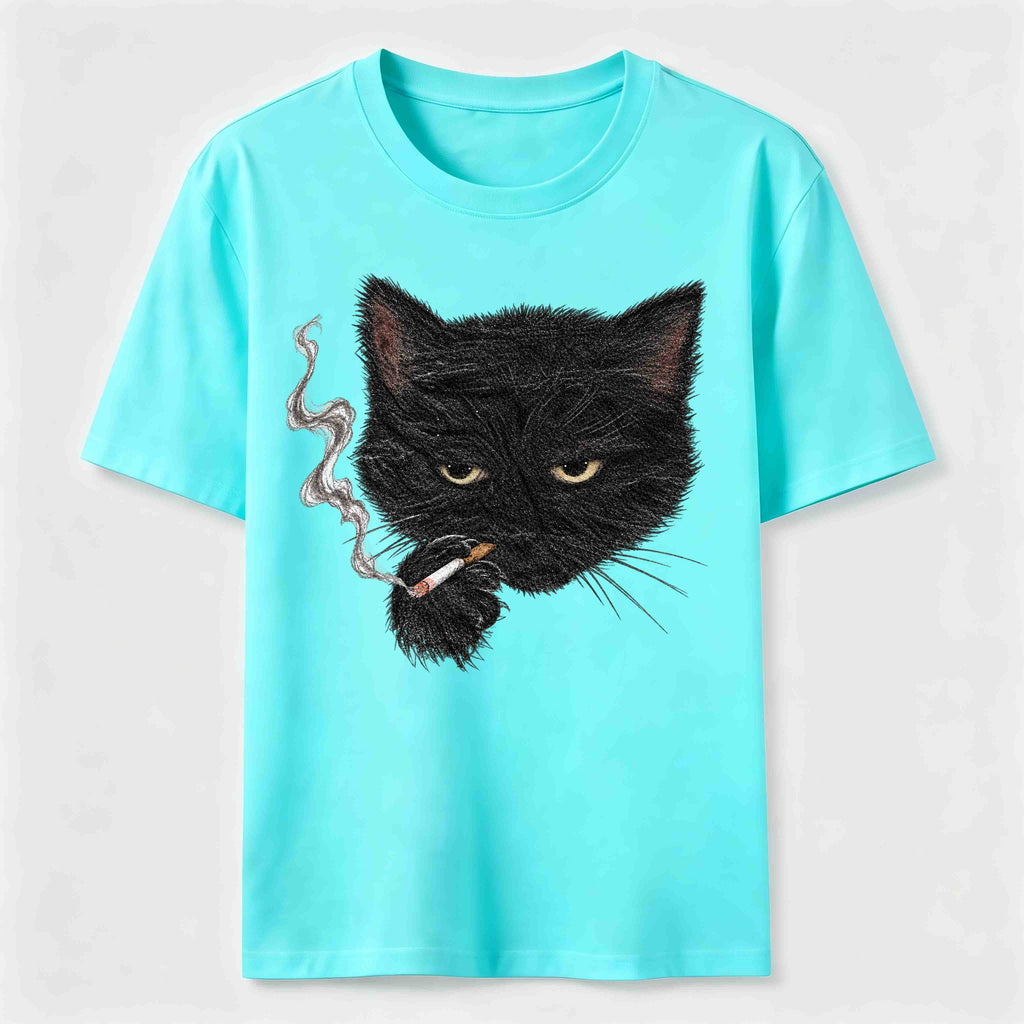 Smoking Cat Classic T-Shirt
