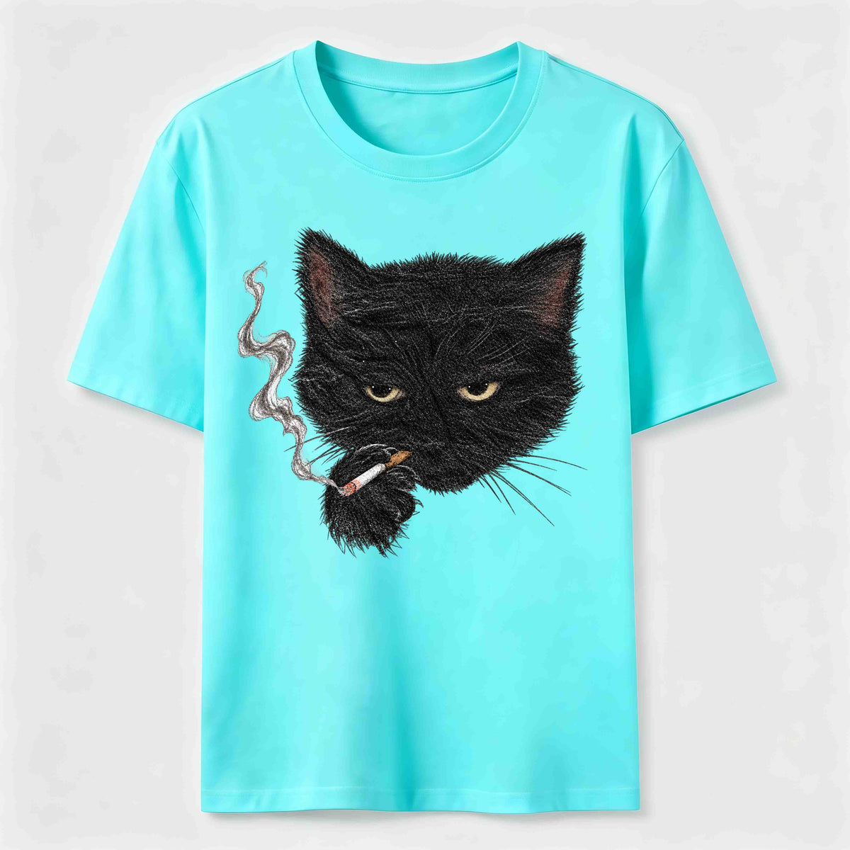 Smoking Cat Classic T-Shirt