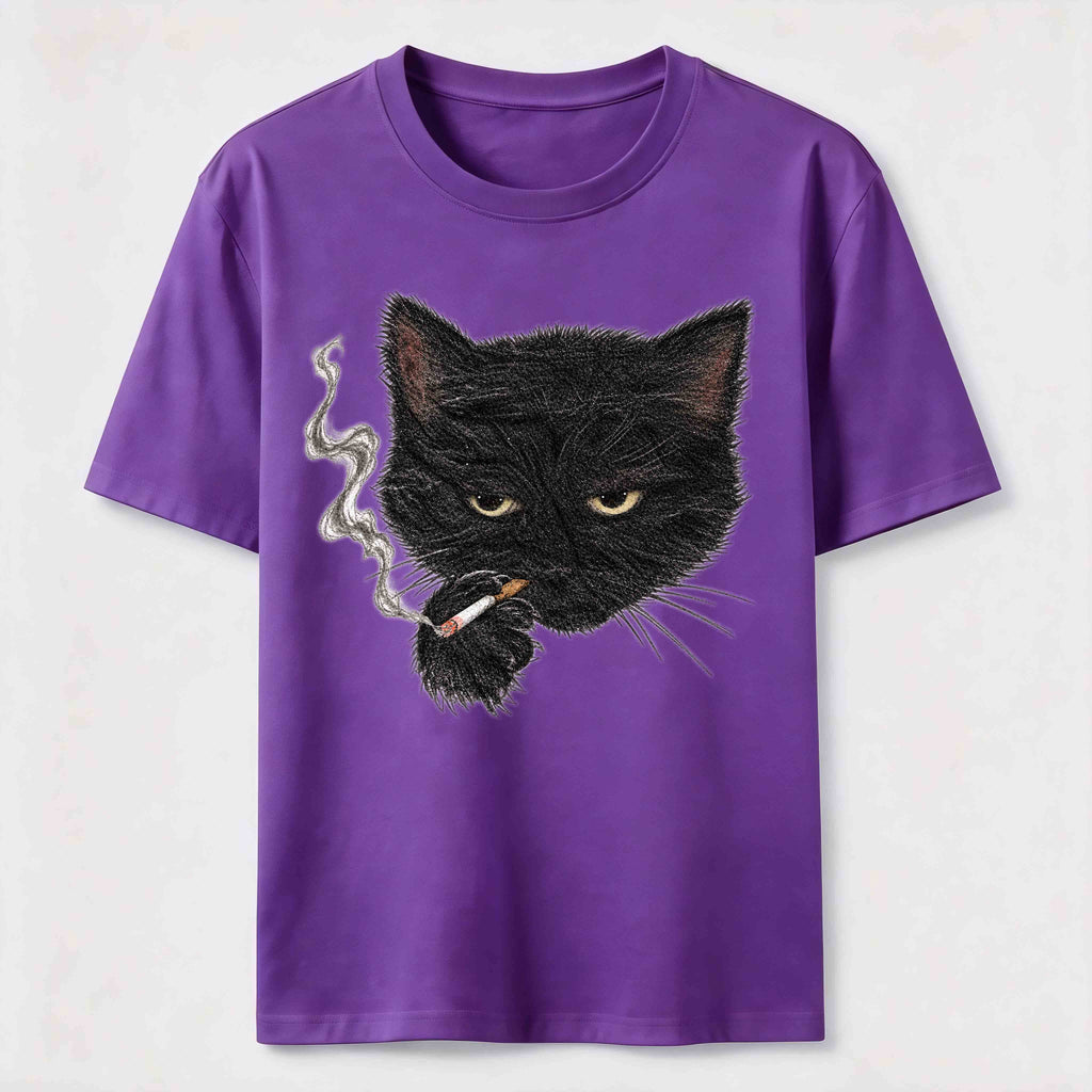 Smoking Cat Classic T-Shirt