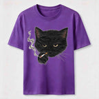 Smoking Cat Classic T-Shirt