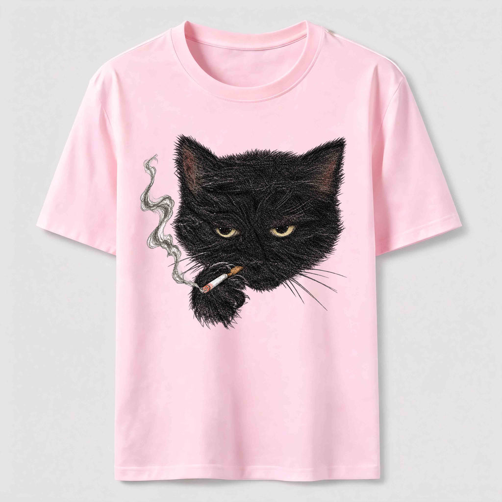 Smoking Cat Classic T-Shirt