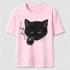 Smoking Cat Classic T-Shirt