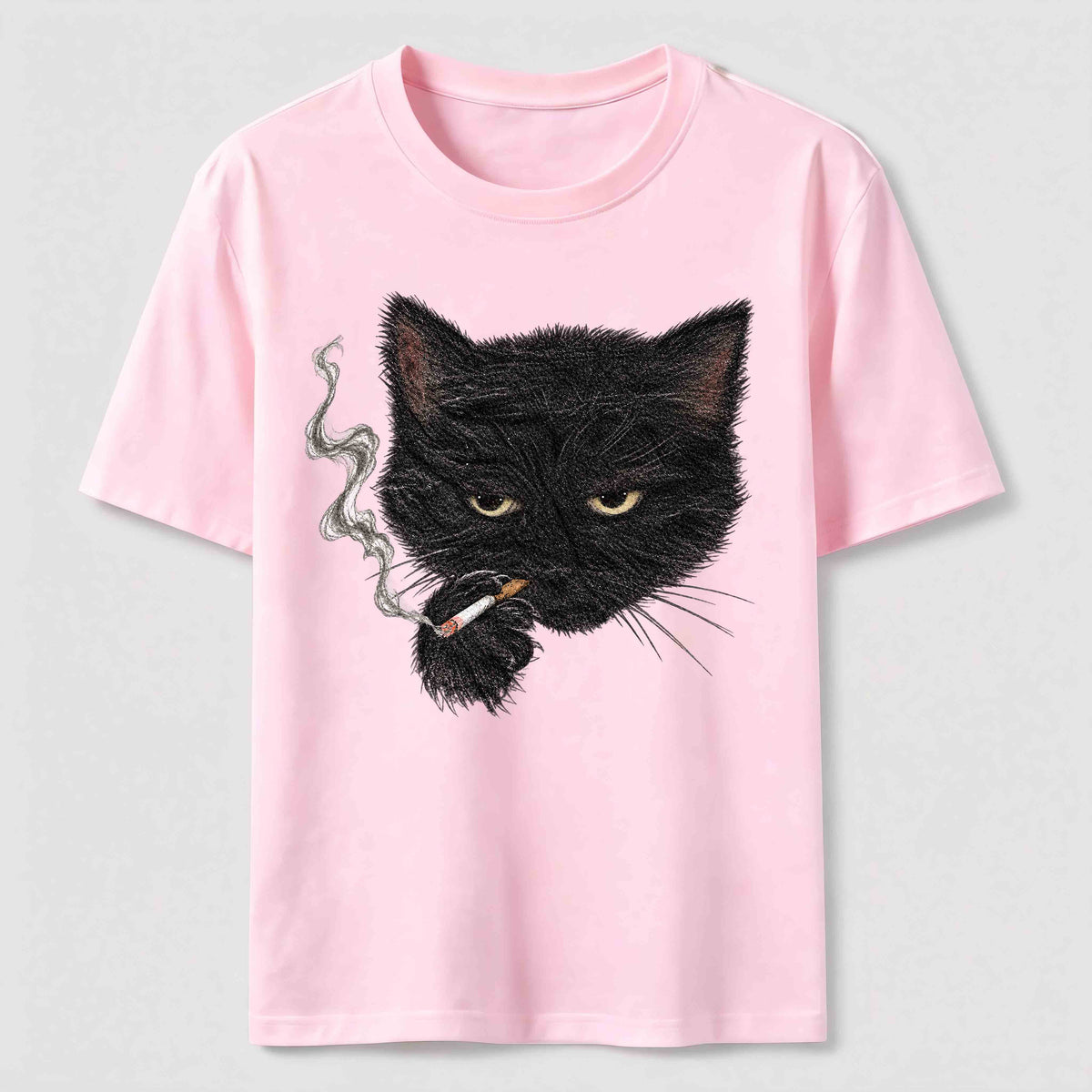 Smoking Cat Classic T-Shirt