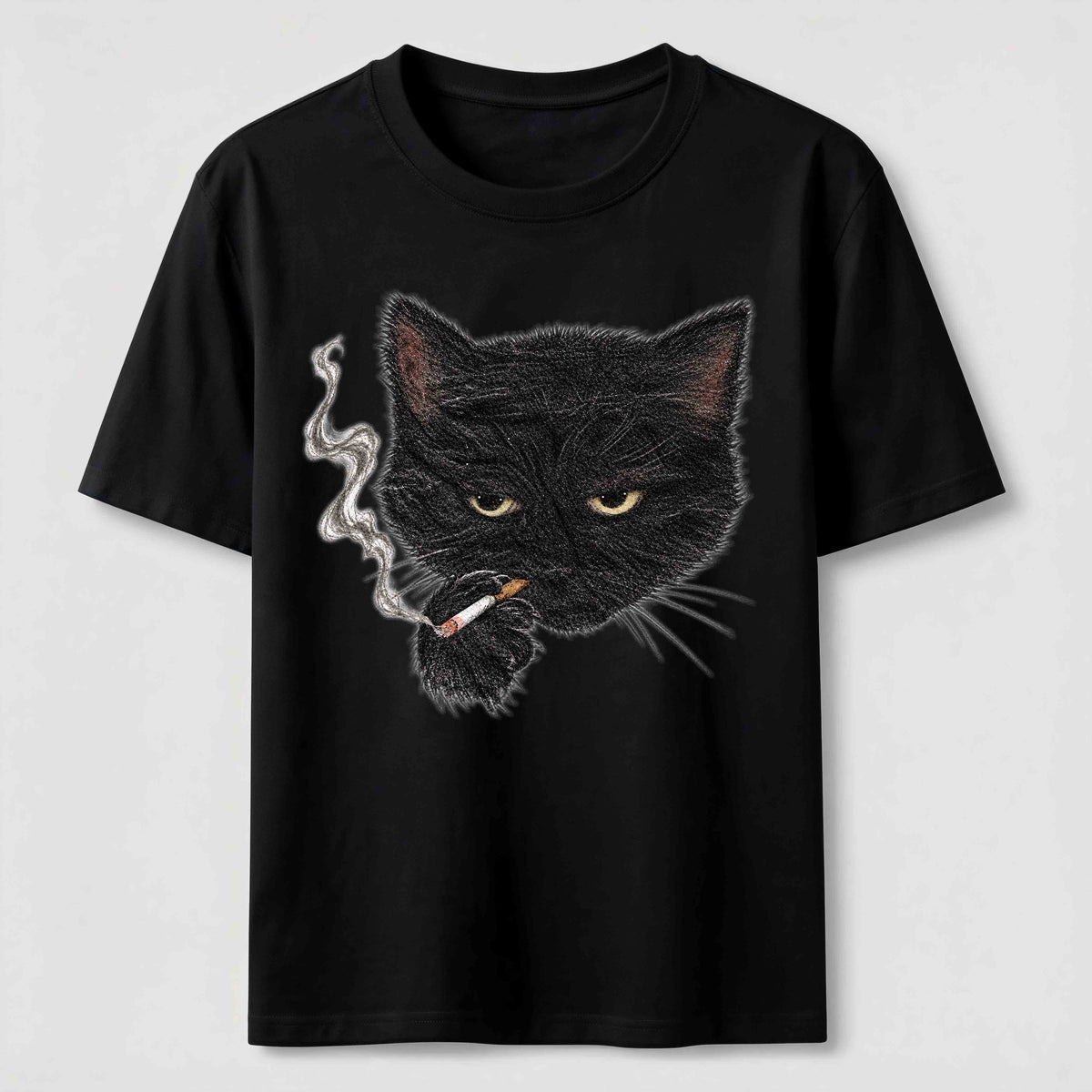 Smoking Cat Classic T-Shirt
