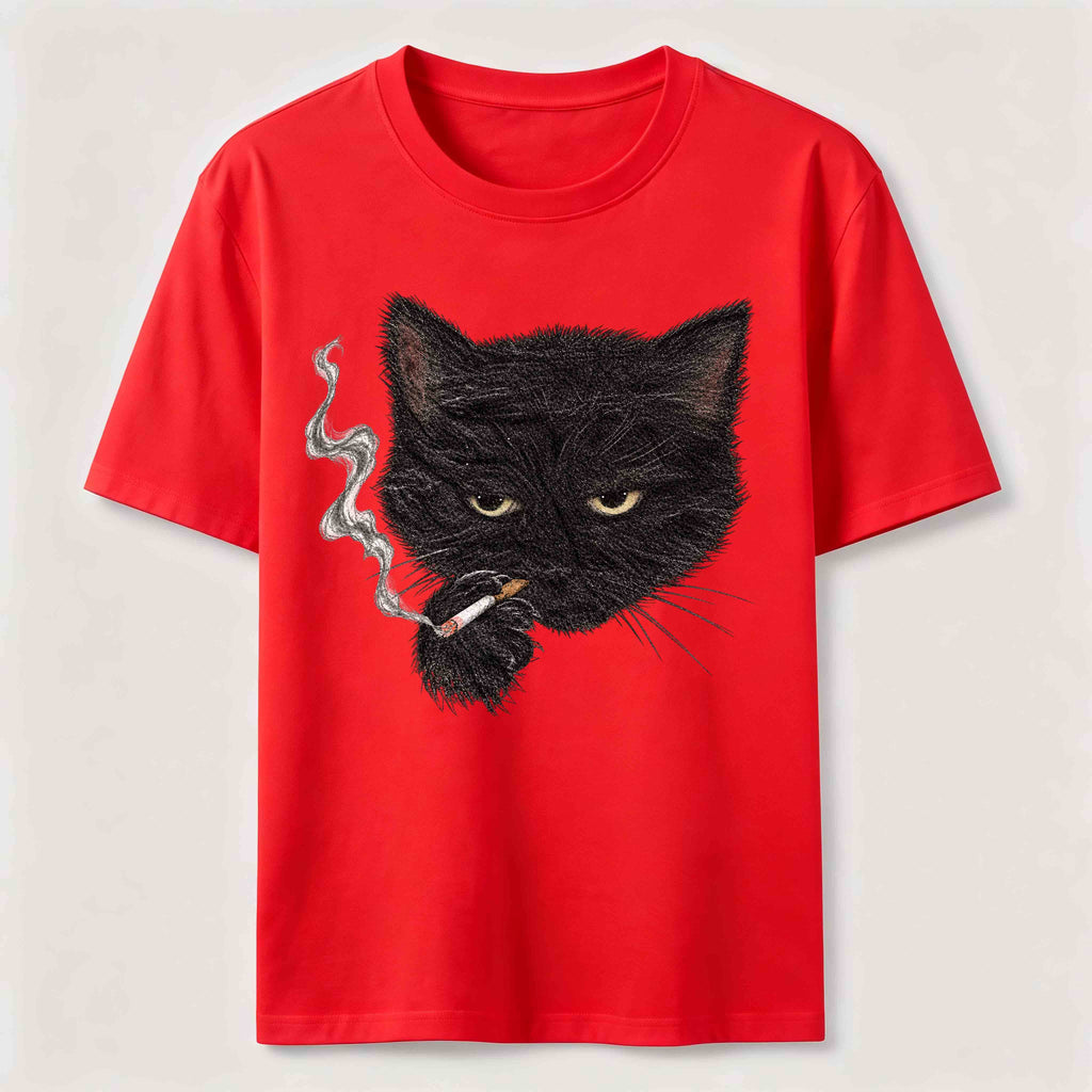 Smoking Cat Classic T-Shirt