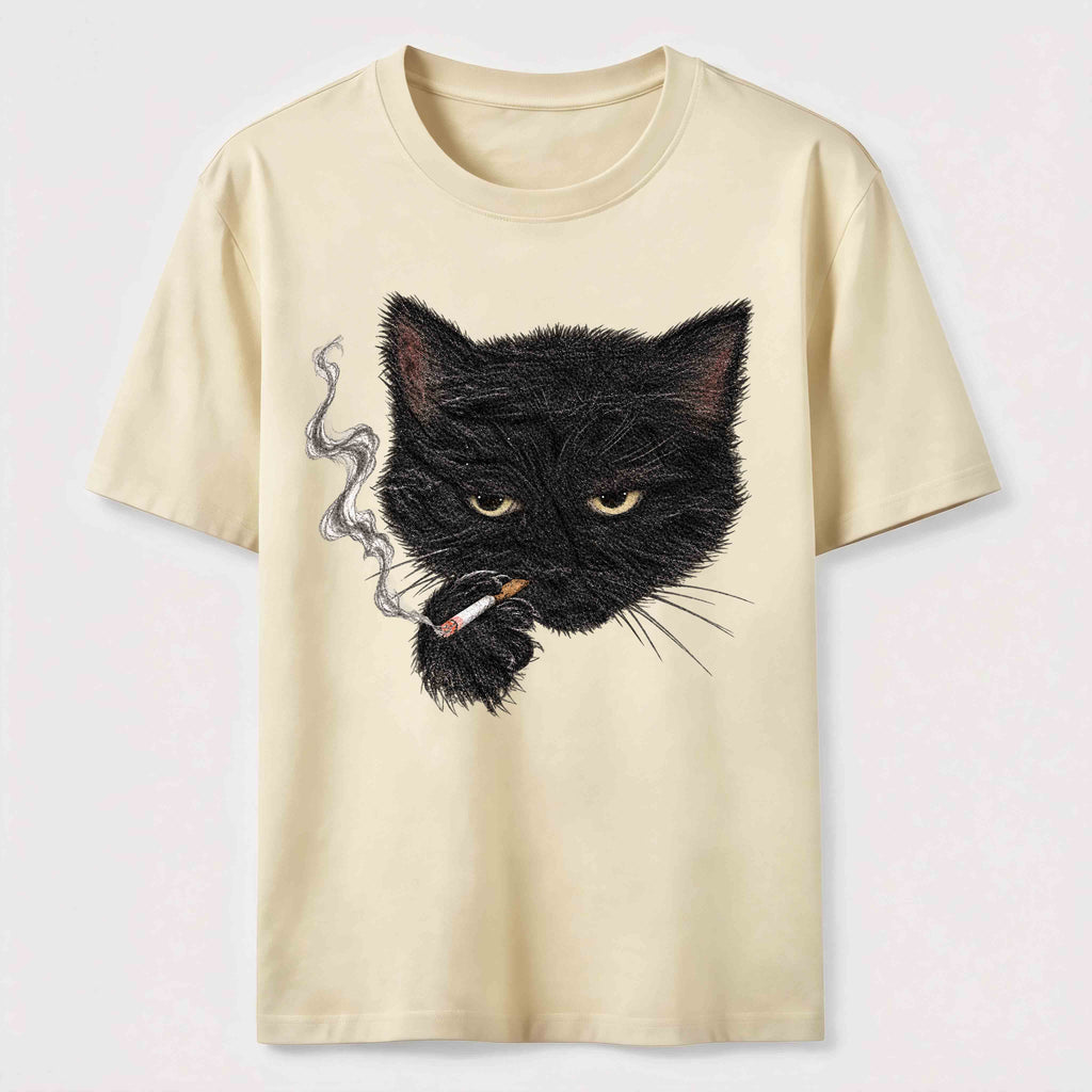Smoking Cat Classic T-Shirt