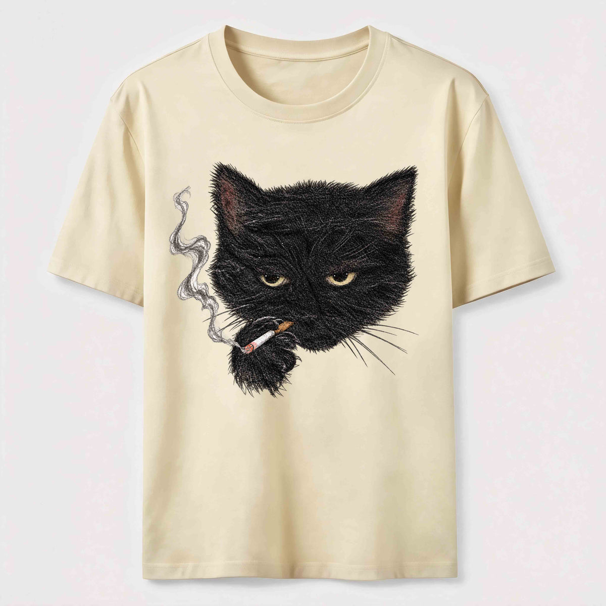 Smoking Cat Classic T-Shirt