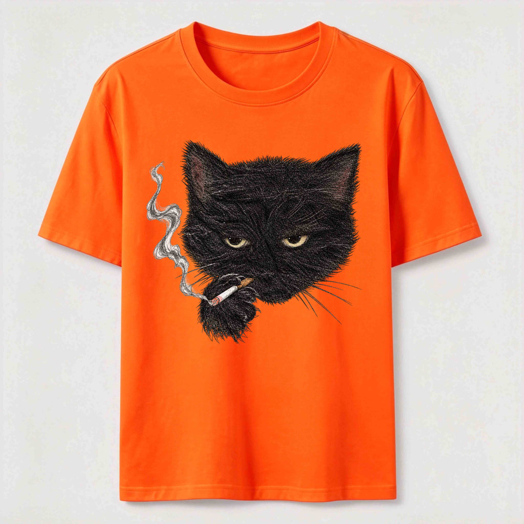 Smoking Cat Classic T-Shirt