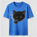 Smoking Cat Classic T-Shirt