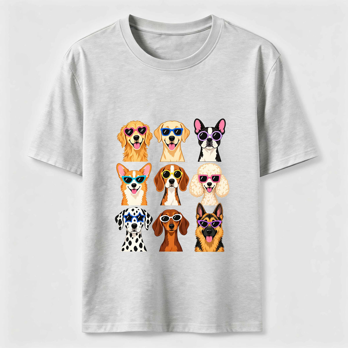 Cartoon dog in a 9 grid Classic T-Shirt